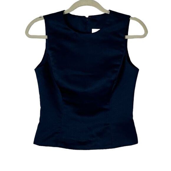 Vera Wang Tops - Vera Wang Women’s Navy Sleeveless Top, Size 8, NWOT